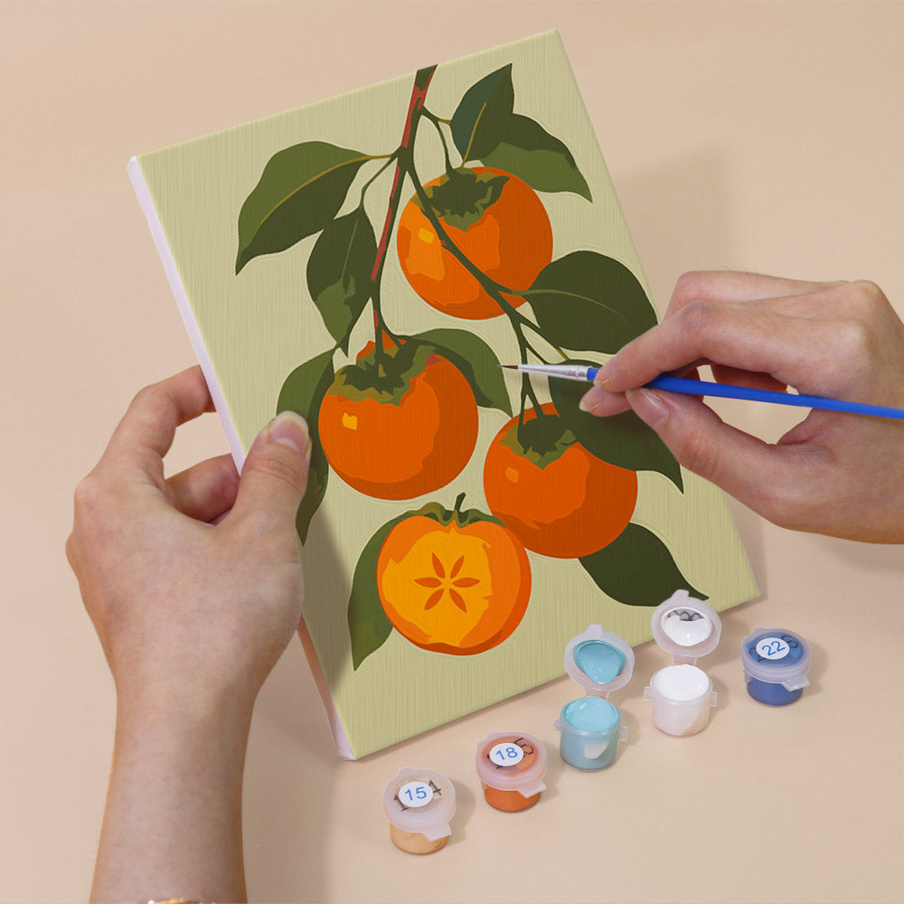 Vintage Fruit Branches mini paint by numbers – image 5
