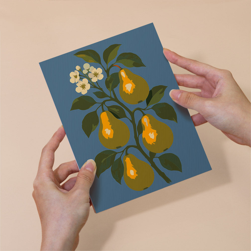 Vintage Fruit Branches mini paint by numbers – image 6