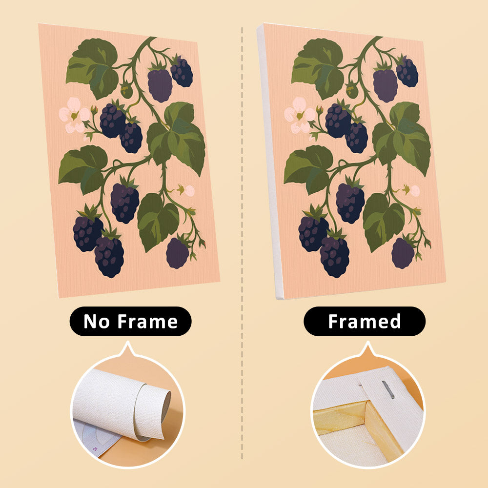 Vintage Fruit Branches mini paint by numbers – image 13