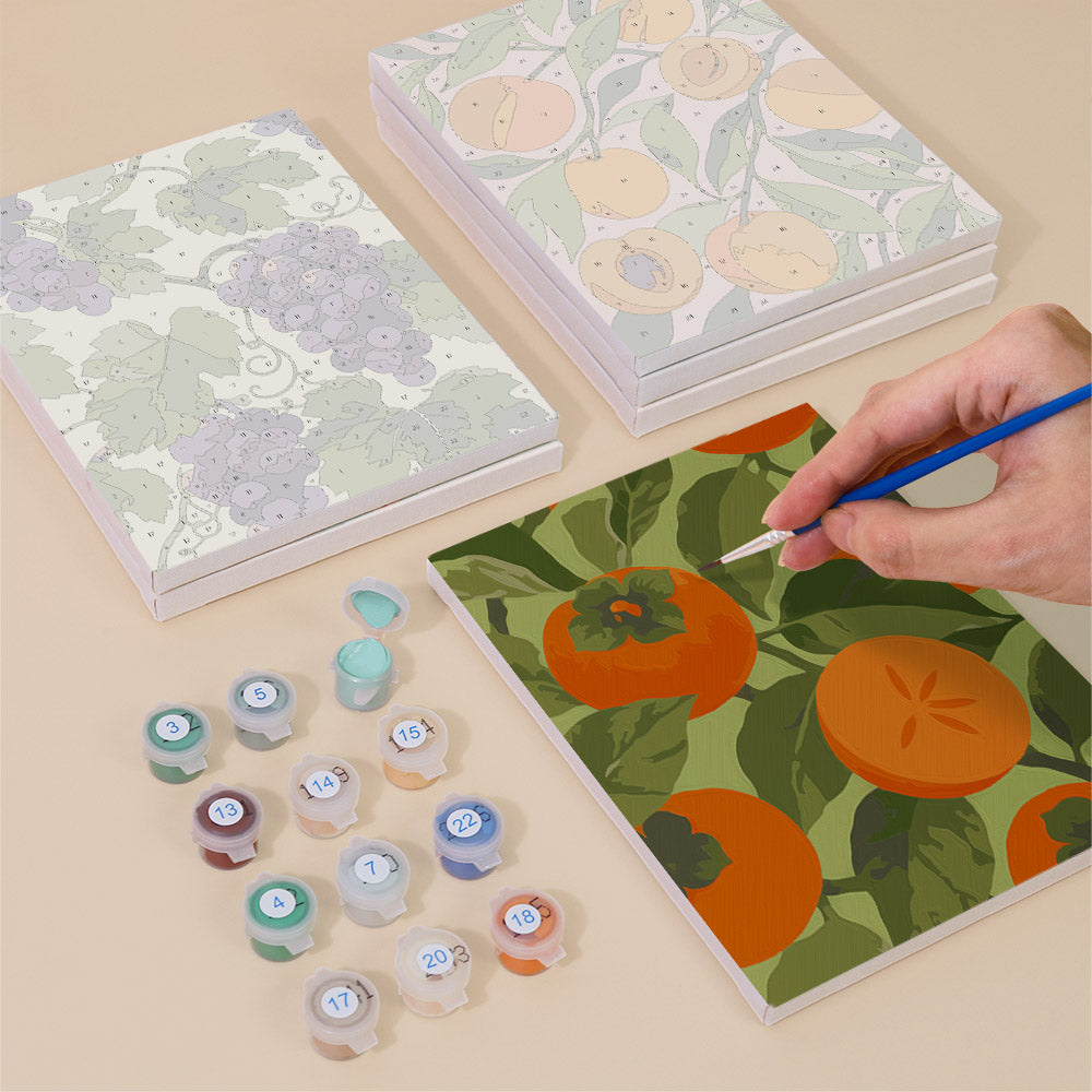 Lush Fruit Harvest mini paint by numbers – image 4