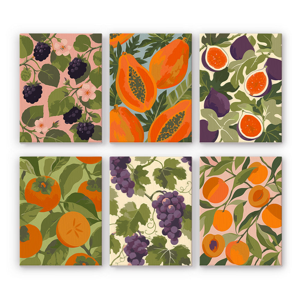 Lush Fruit Harvest mini paint by numbers – image 7