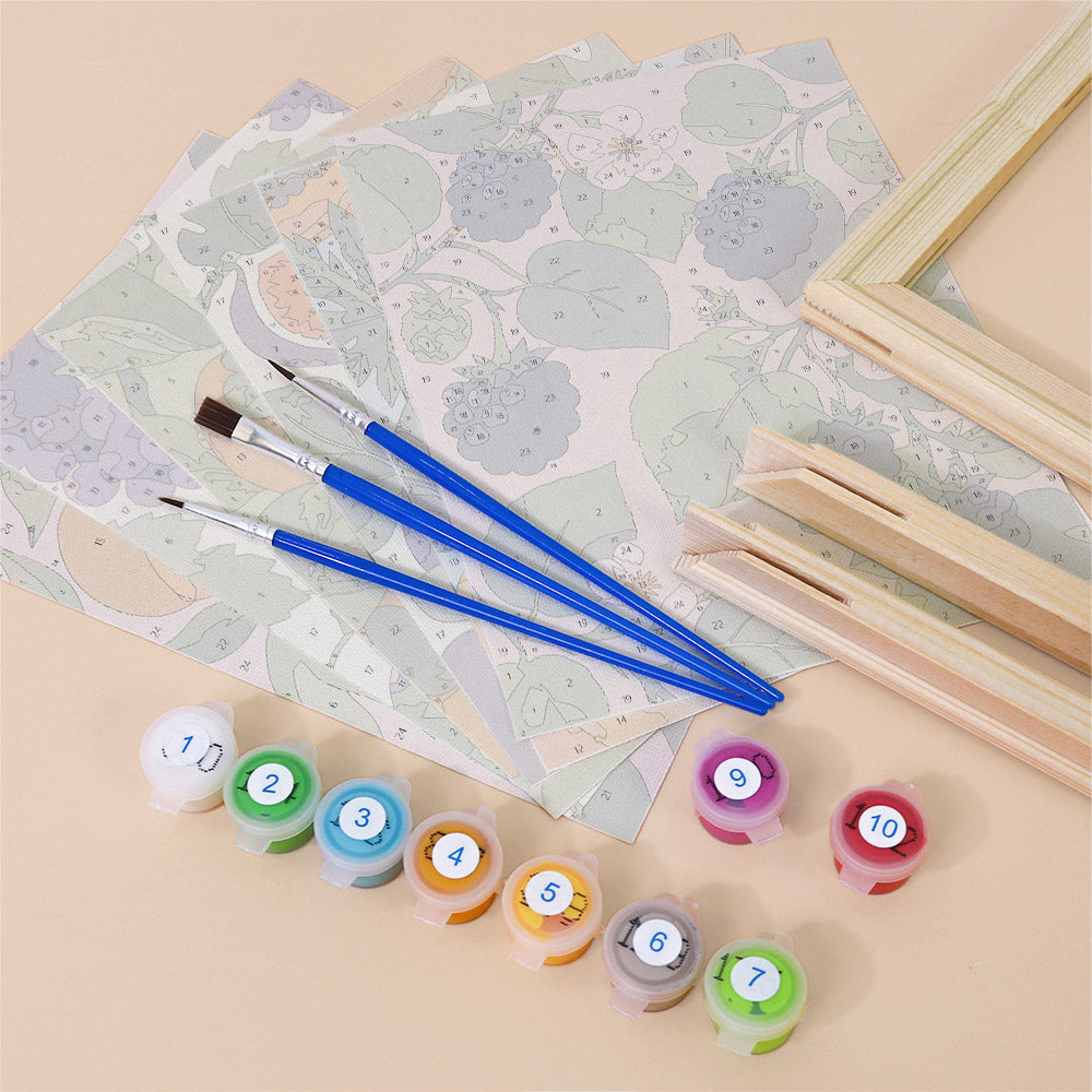 Lush Fruit Harvest mini paint by numbers – image 11