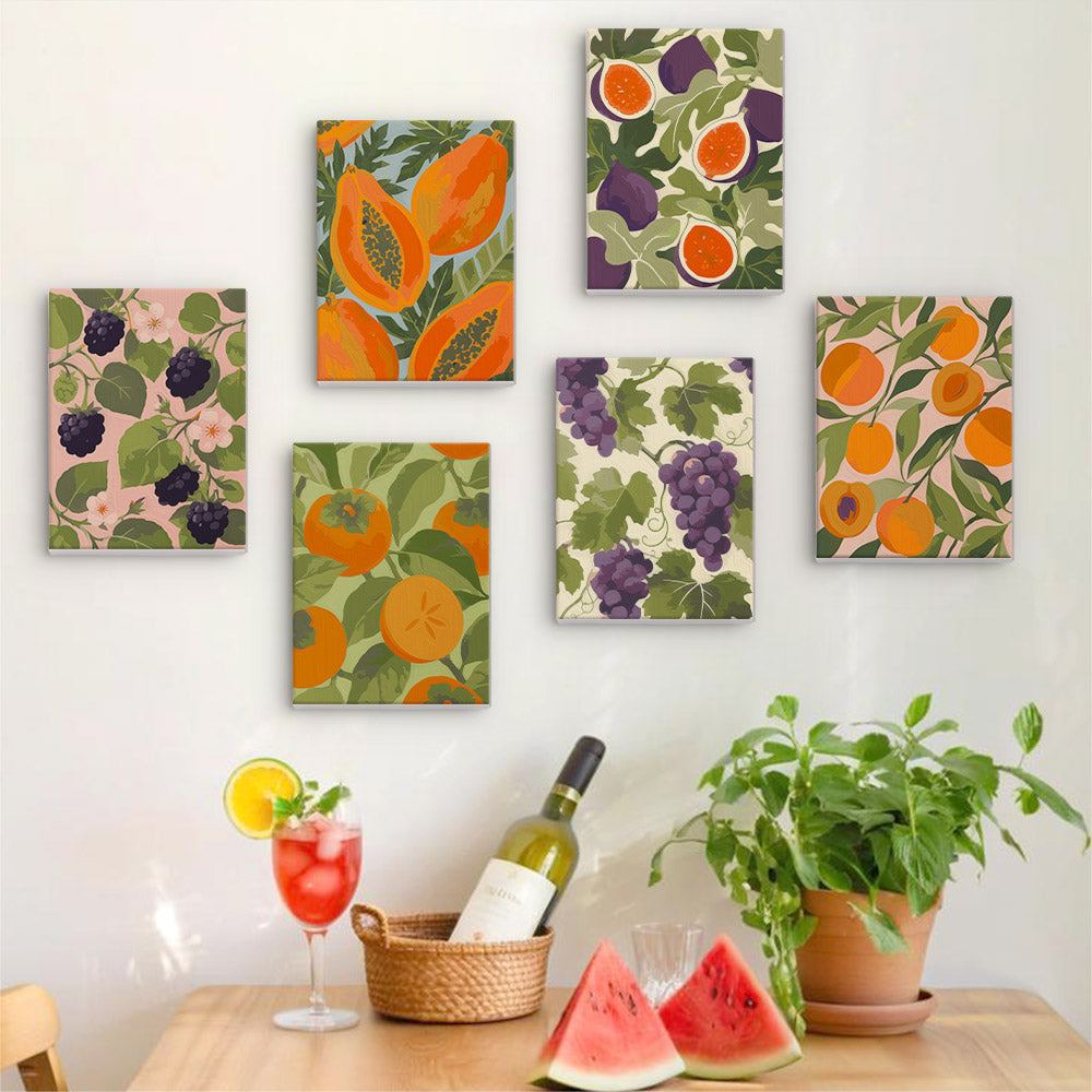 Lush Fruit Harvest mini paint by numbers – image 17