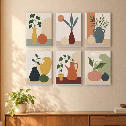 Earthy Vase Still Life mini paint by numbers – image 16