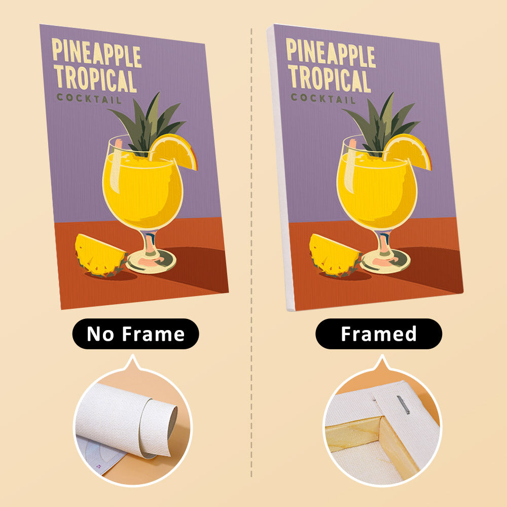 Retro Fruit Cocktail Posters mini paint by numbers – image 13
