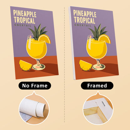 Retro Fruit Cocktail Posters mini paint by numbers – image 13