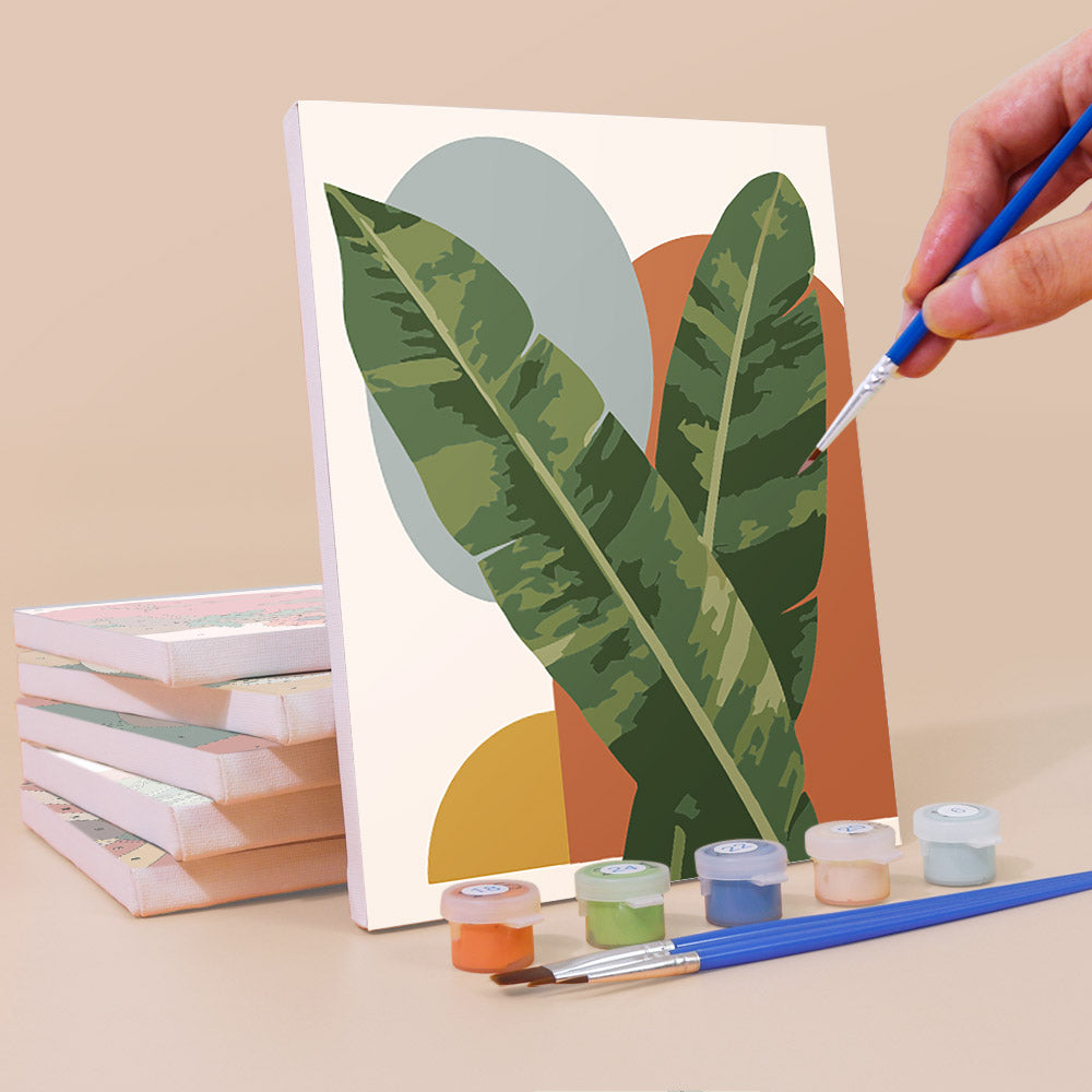 Women and Flowers Portrait mini paint by numbers – image 3