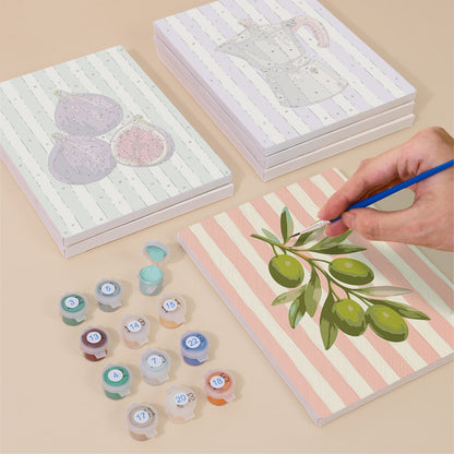 Mediterranean Kitchen Icons mini paint by numbers – image 4