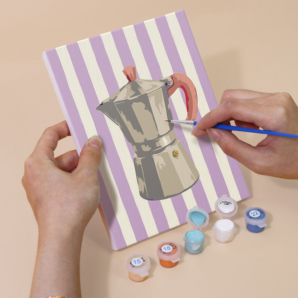 Mediterranean Kitchen Icons mini paint by numbers – image 5
