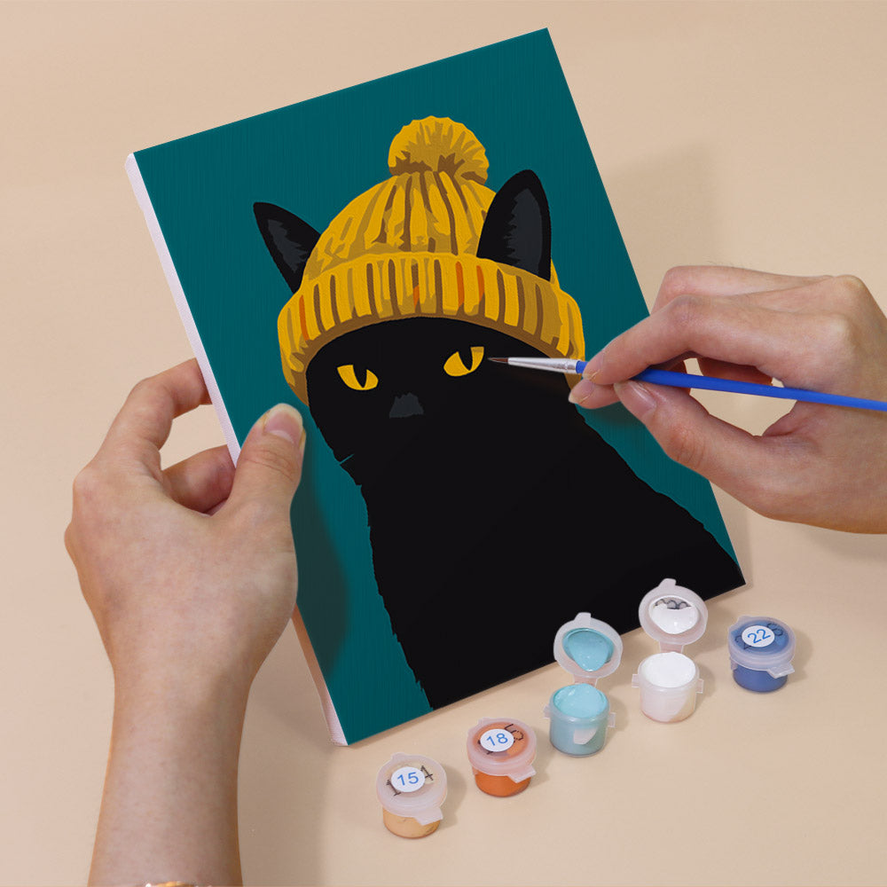 Charming Animal Fashion Portraits mini paint by numbers – image 5