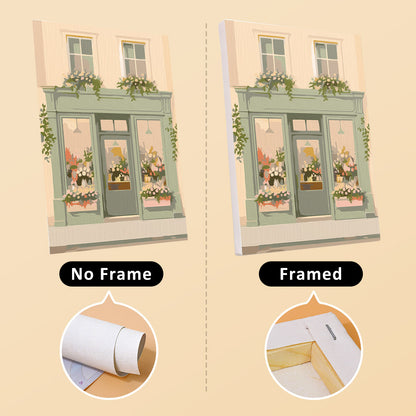 Pastel European Storefronts mini paint by numbers – image 13