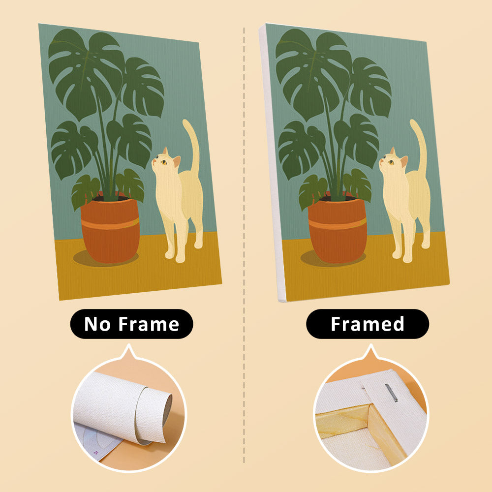 Mid Century Cats at Home mini paint by numbers – image 13