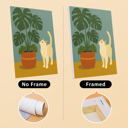 Mid Century Cats at Home mini paint by numbers – image 13