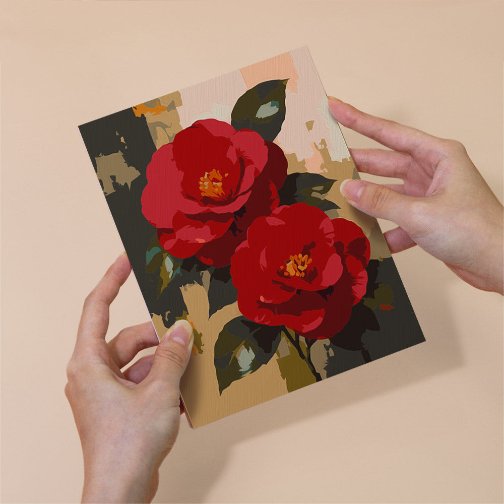 Textured Garden Flowers mini paint by numbers – image 6