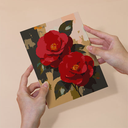 Textured Garden Flowers mini paint by numbers – image 6