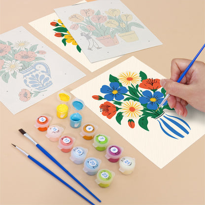 Little People with Big Bouquets mini paint by numbers – image 12