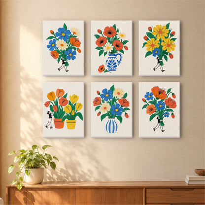 Little People with Big Bouquets mini paint by numbers – image 16