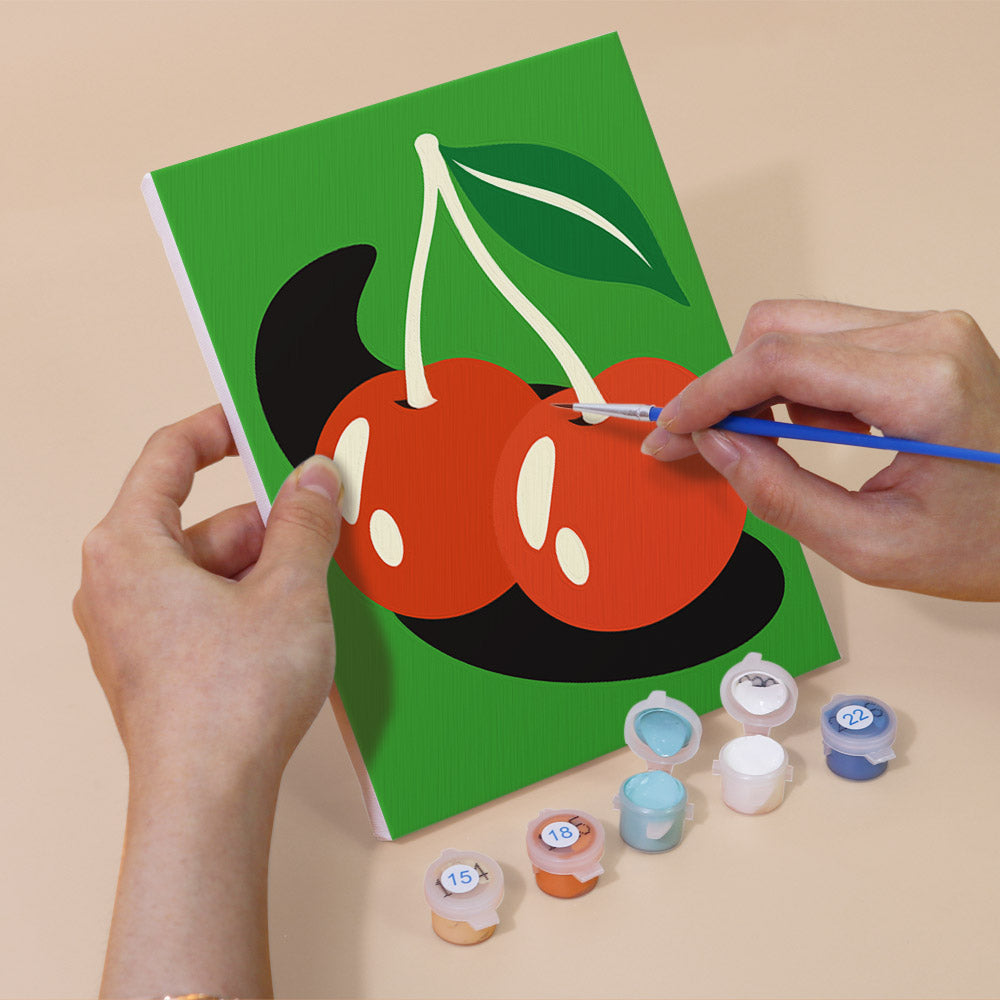 Cheerful Retro Icons mini paint by numbers – image 5