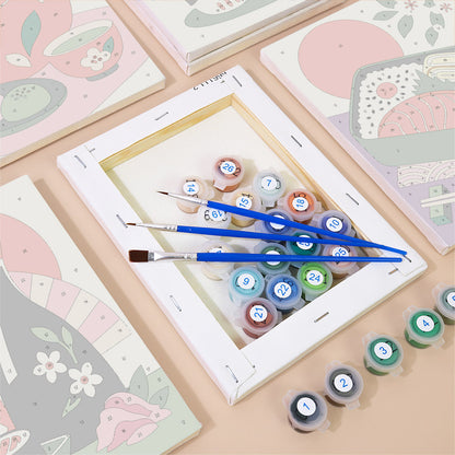 Japanese Culture Favorites mini paint by numbers – image 2