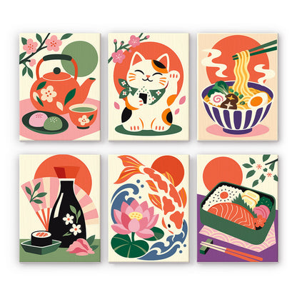Japanese Culture Favorites mini paint by numbers – image 7