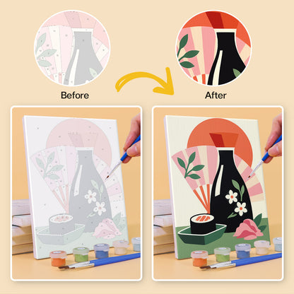 Japanese Culture Favorites mini paint by numbers – image 10