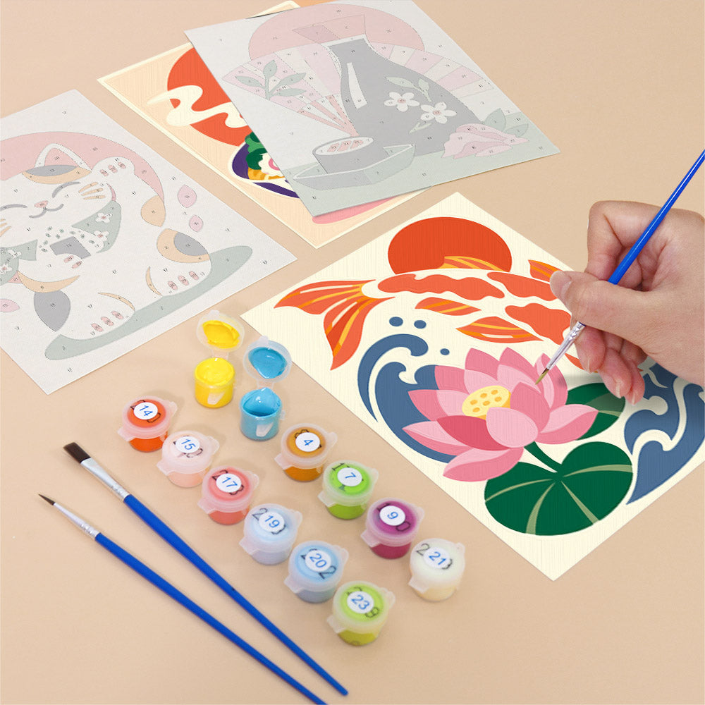 Japanese Culture Favorites mini paint by numbers – image 12