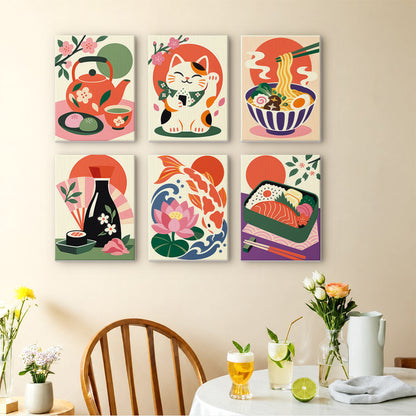 Japanese Culture Favorites mini paint by numbers – image 14