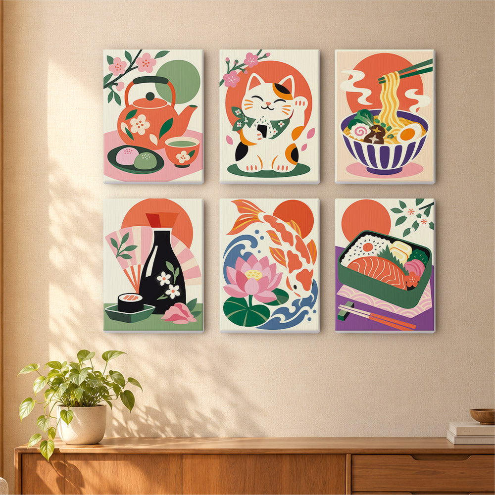 Japanese Culture Favorites mini paint by numbers – image 16