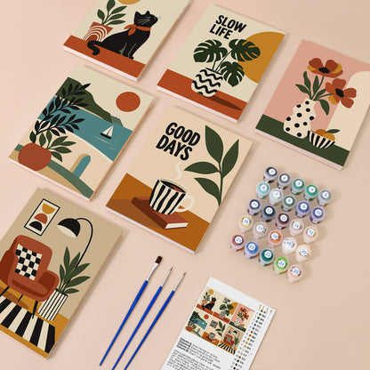 Cozy Slow Living mini paint by numbers – image 1