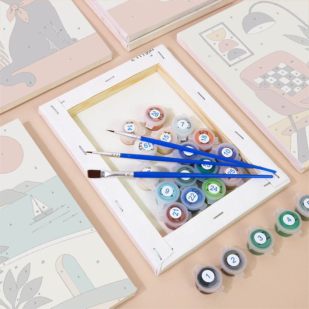 Cozy Slow Living mini paint by numbers – image 2