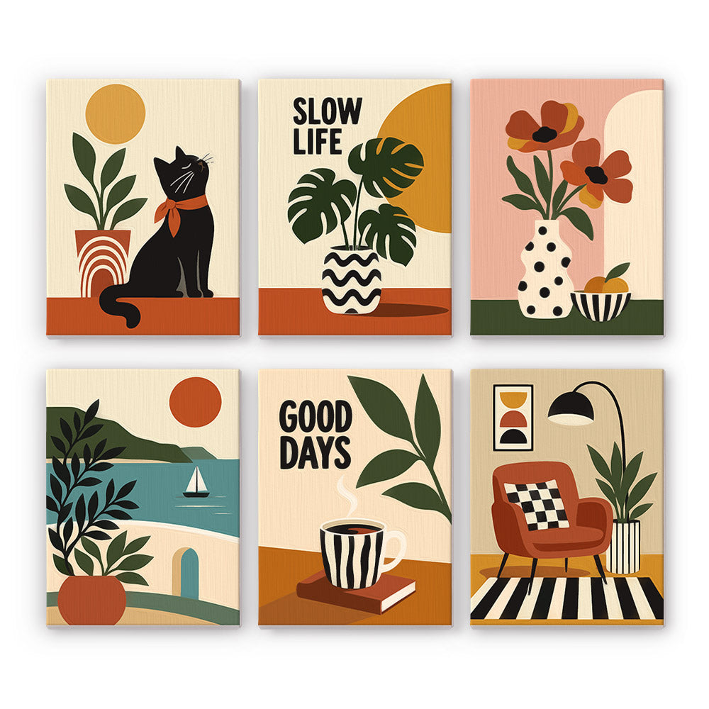 Cozy Slow Living mini paint by numbers – image 7