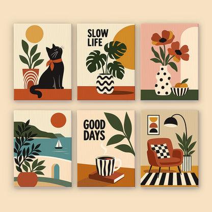 Cozy Slow Living mini paint by numbers – image 8
