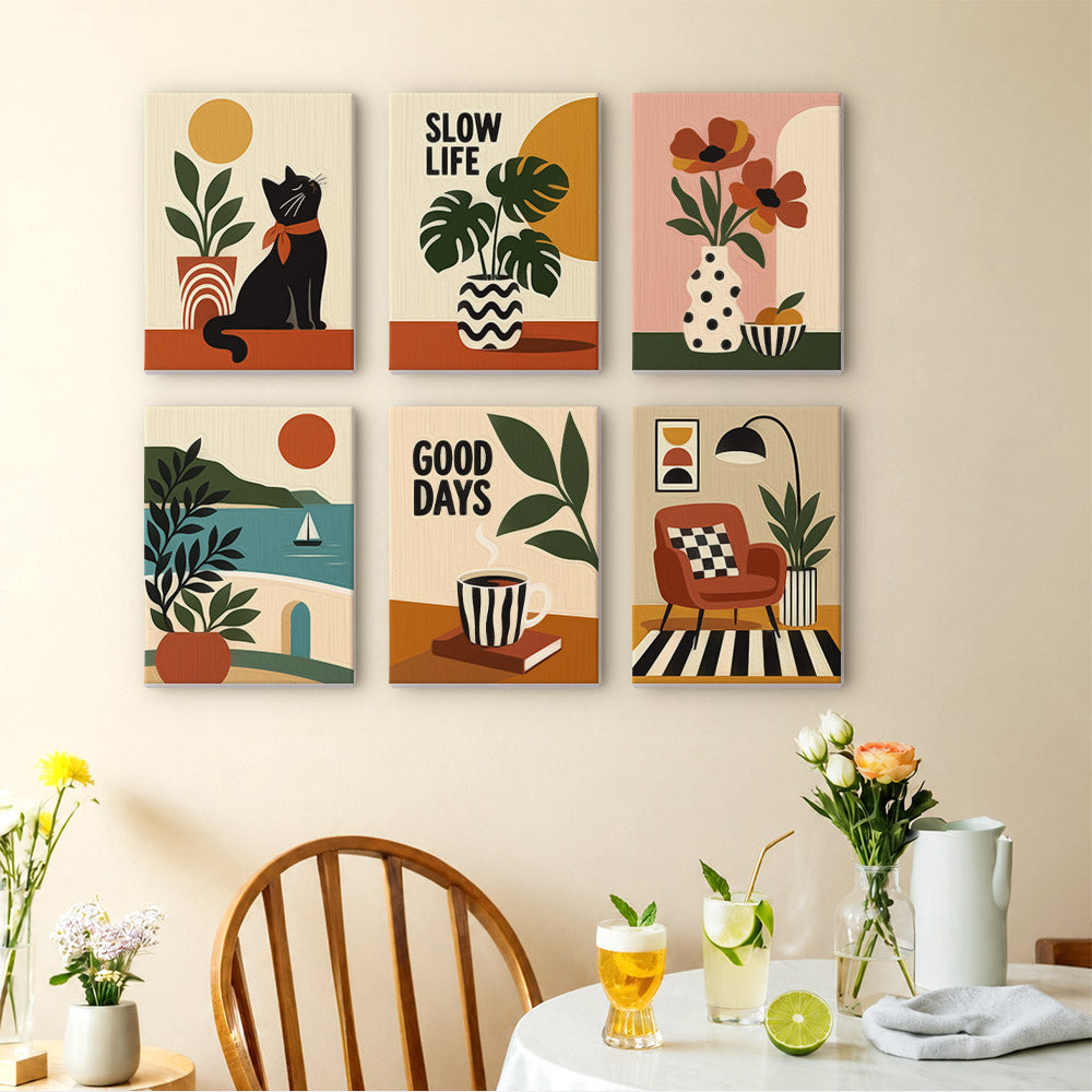 Cozy Slow Living mini paint by numbers – image 14