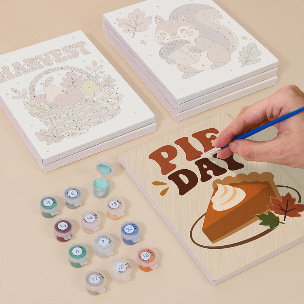 Sweater Weather and Pie Day mini paint by numbers – image 4