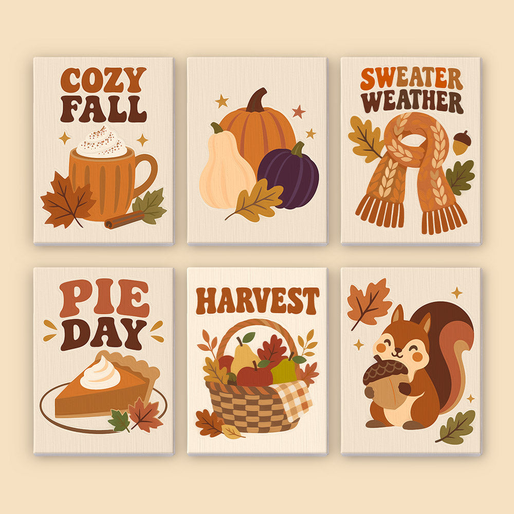 Sweater Weather and Pie Day mini paint by numbers – image 8