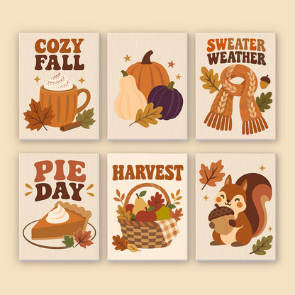 Sweater Weather and Pie Day mini paint by numbers – image 8