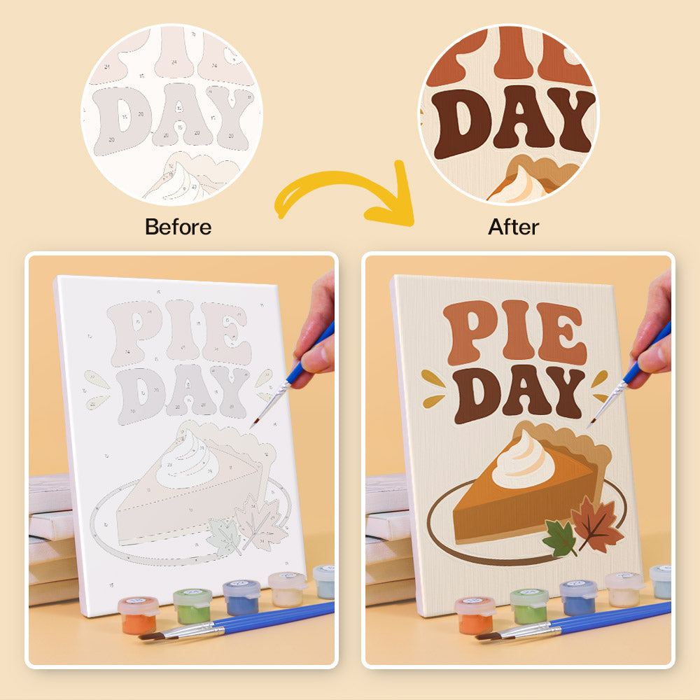 Sweater Weather and Pie Day mini paint by numbers – image 10