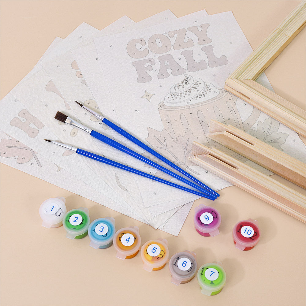 Sweater Weather and Pie Day mini paint by numbers – image 11