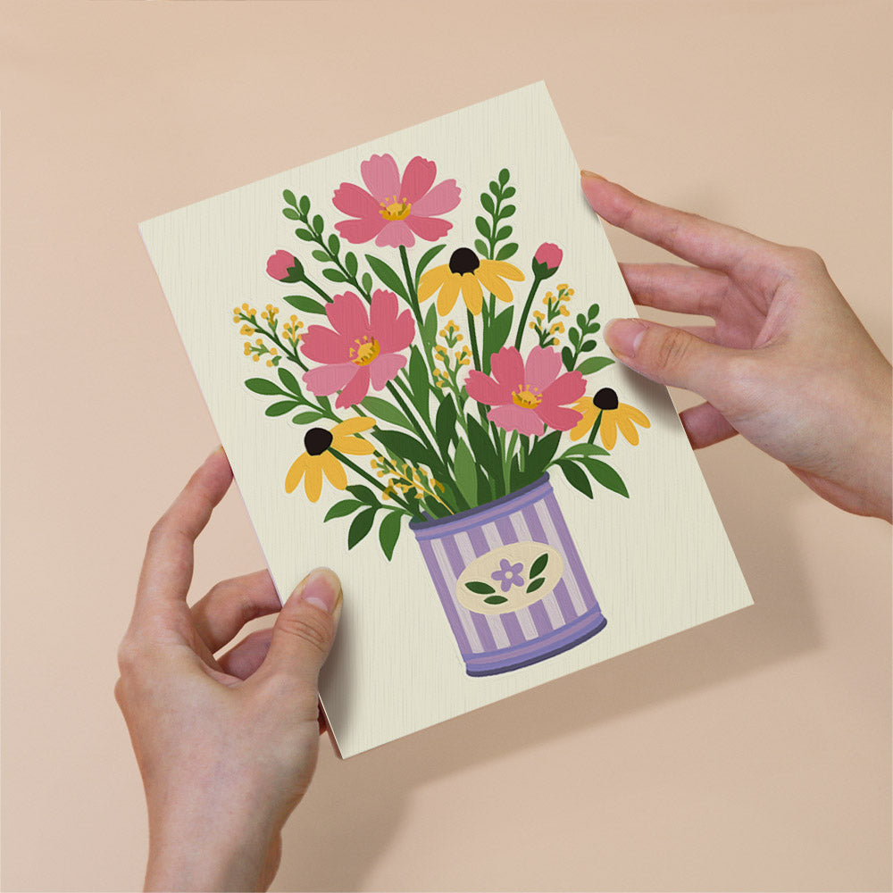 Painted Tin Wildflower Bouquets mini paint by numbers – image 6