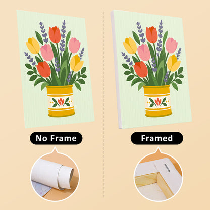 Painted Tin Wildflower Bouquets mini paint by numbers – image 13