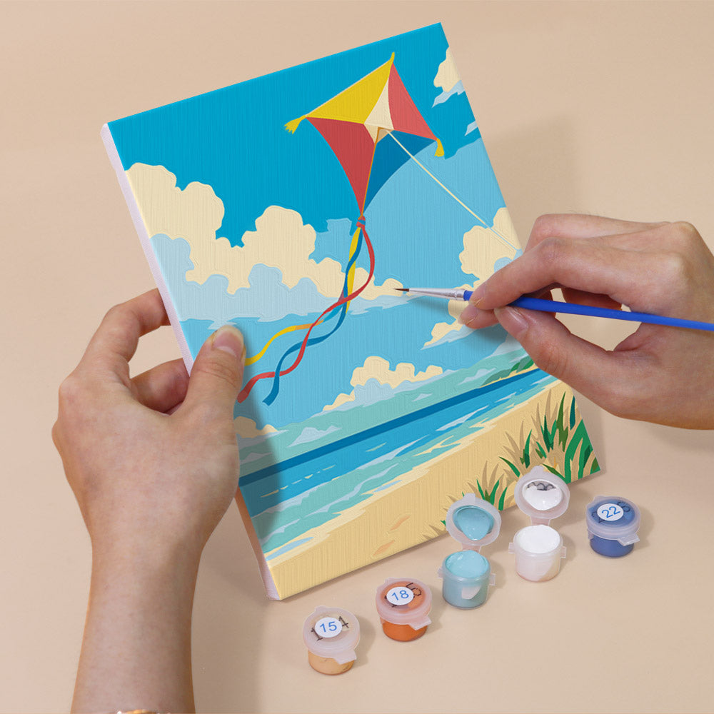 Bright Summer Beach mini paint by numbers – image 5