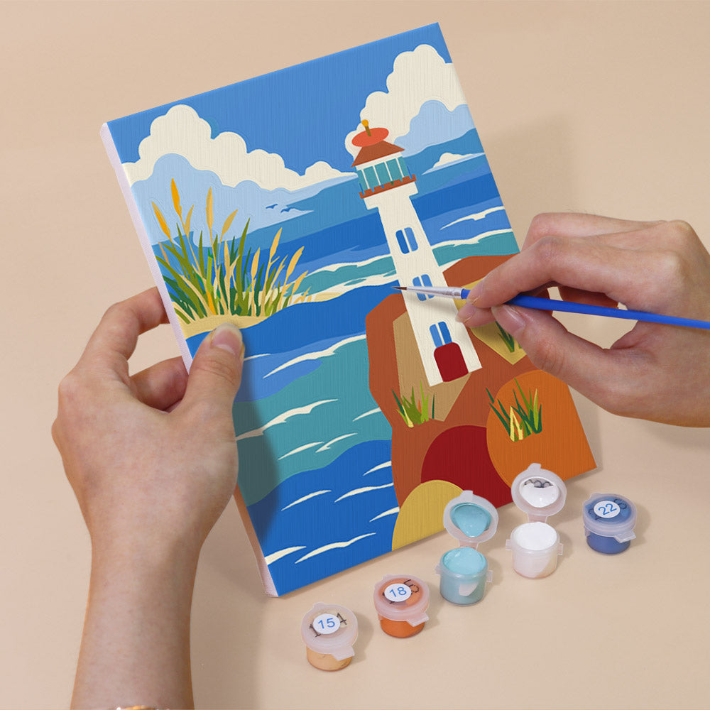 Sunny Beach Day mini paint by numbers – image 5