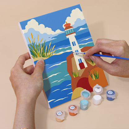 Sunny Beach Day mini paint by numbers – image 5