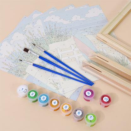 Sunny Beach Day mini paint by numbers – image 11