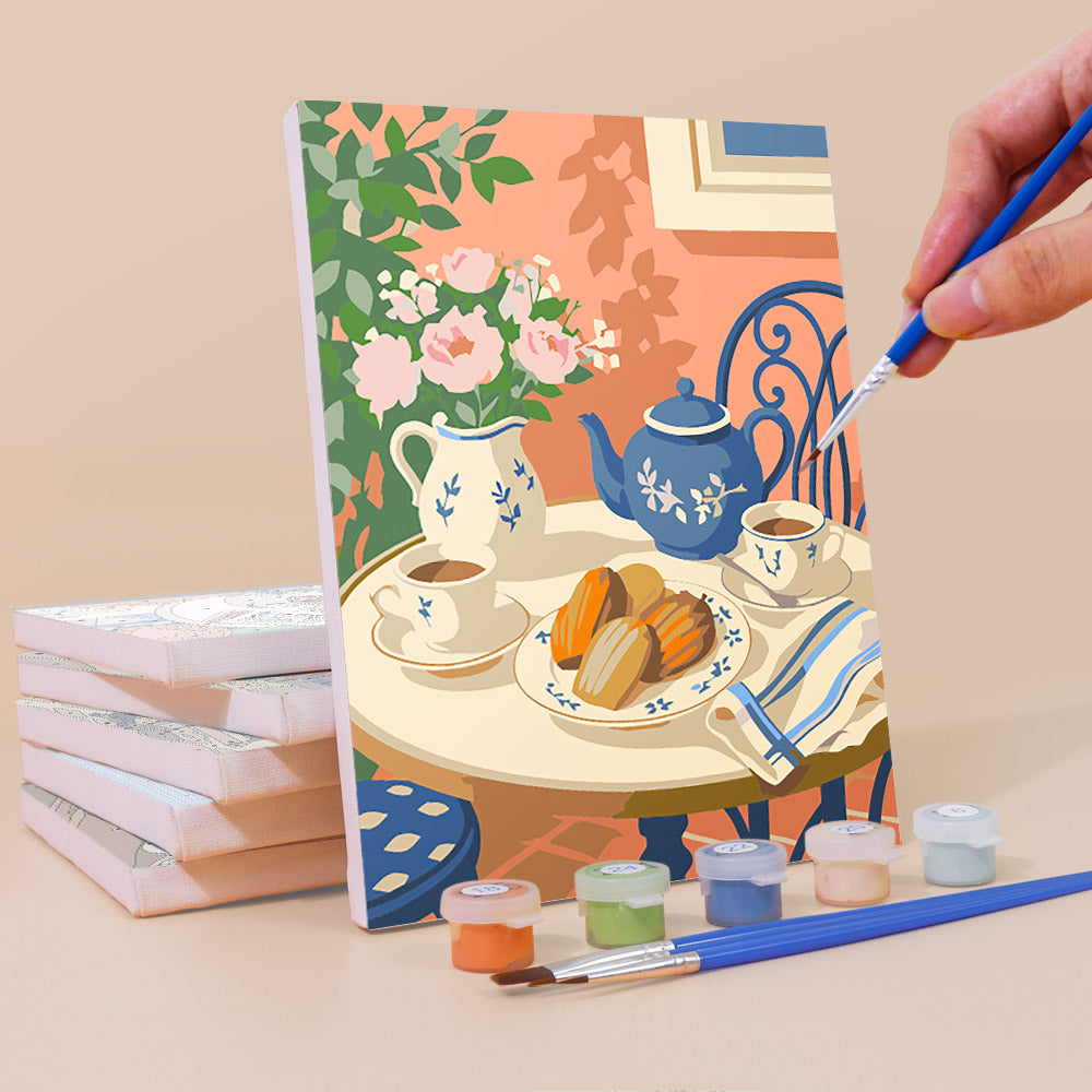 Gelateria and Croissant Mornings mini paint by numbers – image 3