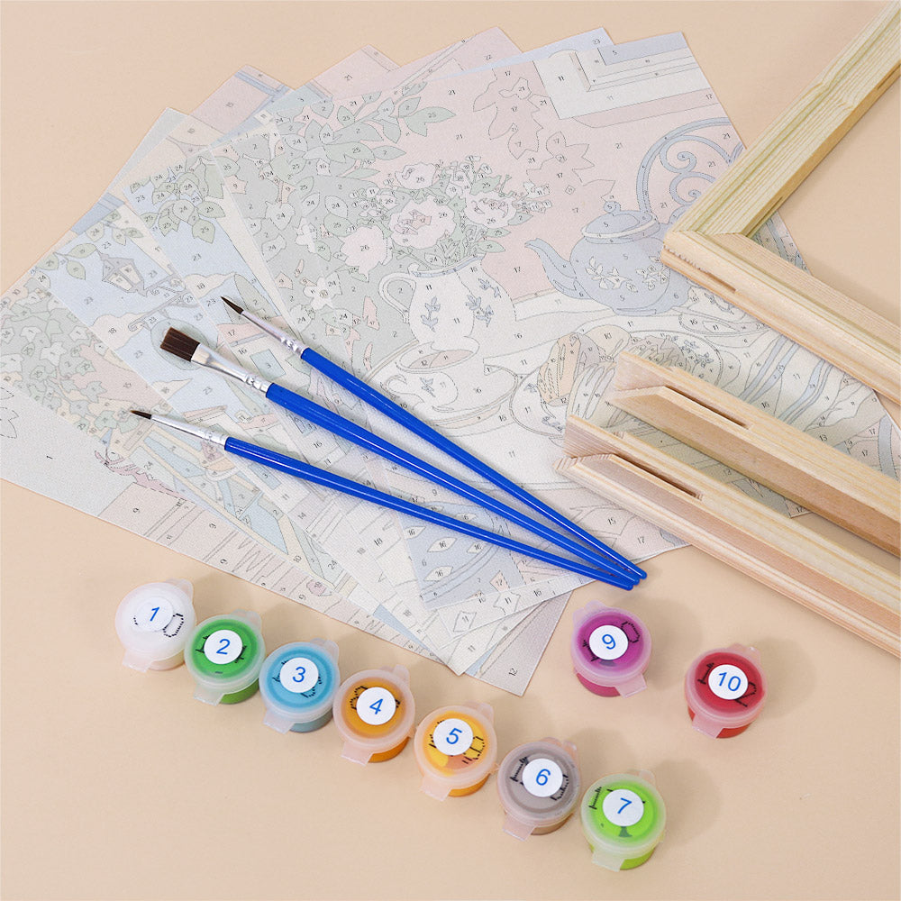 Gelateria and Croissant Mornings mini paint by numbers – image 11