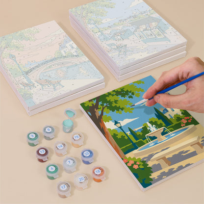 Sunny European Streets mini paint by numbers – image 4