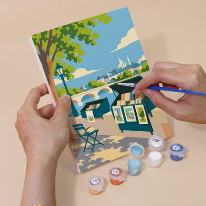 Sunny European Streets mini paint by numbers – image 5