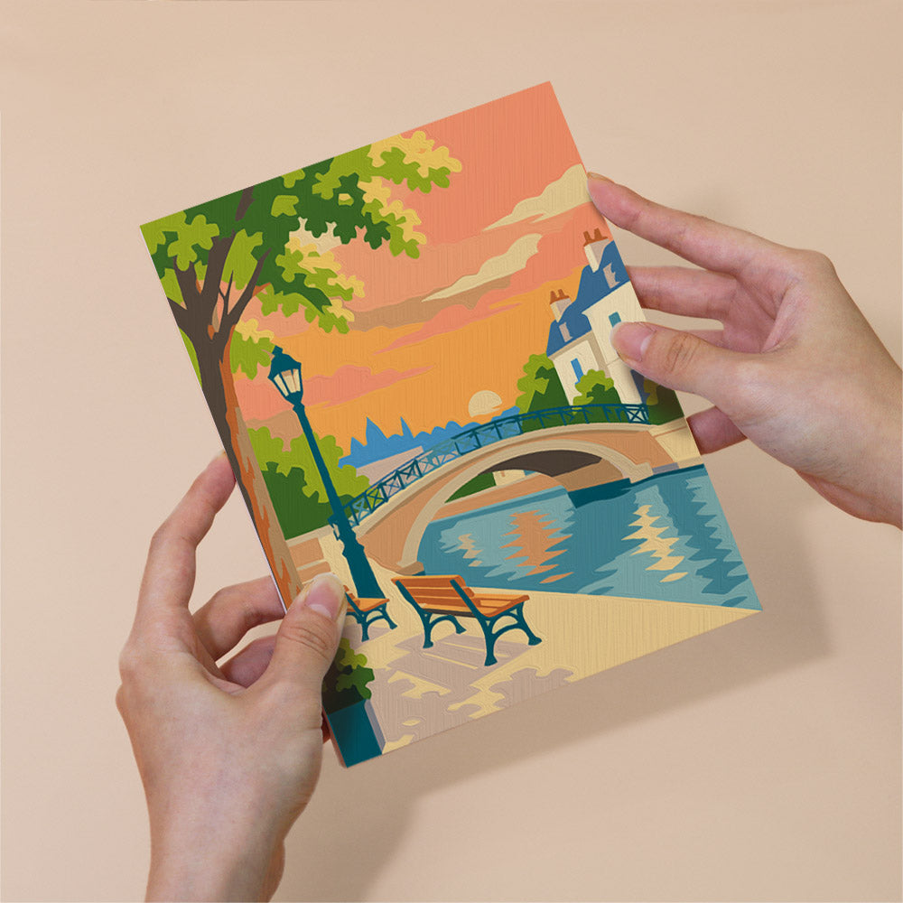 Sunny European Streets mini paint by numbers – image 6