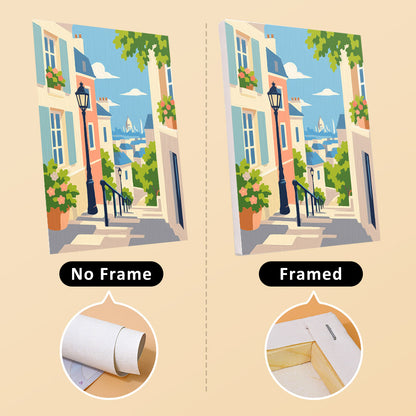 Sunny European Streets mini paint by numbers – image 13